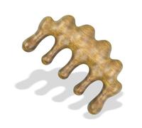 Peigne en Bois Wooden Green Sandalwood Thick Teeth Massage Comb Face Tool Massage Scalp Meridian Massage Comb(3)