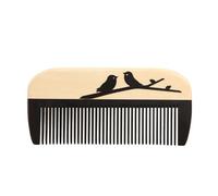 Peigne En Buis, Portable, Coiffant For Hommes Adapté Aux Cheveux Épais, Lissant Les Soins Quotidiens Humides Et Secs