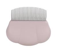 Peigne en coquille de chat, épilateur pour animaux de compagnie, enlève les poils flottants, peigne relaxant pour chat, peigne de massage en coquille de chien, brosse lissante (pink)