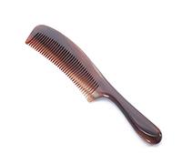 Peigne En Corne De Buffle, Peigne De Coiffure Naturel, Massage Des Méridiens Du Cuir Chevelu Antistatique Peignes Minces Pour Cheveux Démêler Le Peigne à Dents (thickness 1.0CM)