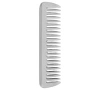 Peigne en Crin de Cheval pour Chevaux, Toilettage et Bain, Aluminium | Surface Polie Argentée, Bords Doux Peau, Élimination des Pellicules, Usage en Écurie