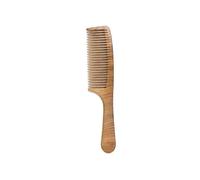Peigne en fleur de poirier naturel lisse de massage anti-enchevêtrement en bois de bambou anti-enchevêtrement Brosse à cheveux statique Outil de salon (taille XXL)