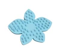 Peigne en forme de pétale - Brosse de bain douce pour chiens, chiots et chats - Design de massage doux pour un bain apaisant, un entretien et un nettoyage dans la salle de bain, dans la baignoire ou à