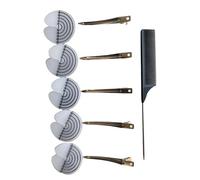 Peigne et extension de cheveux permanents non ternis pour un coiffage rapide des dents mobiles pour coiffer et voyager