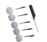 Peigne et extension de cheveux permanents non ternis pour un coiffage rapide des dents mobiles pour coiffer et voyager