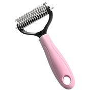 Peigne étrille pour chien - Peigne Double Face Pour Le Toilettage Et L'Élimination Des Poils Morts | Brosse à sous-poil pour chien | Pour Salon l'Heure du Bain des Animaux de Compagnie Chats Intérieur