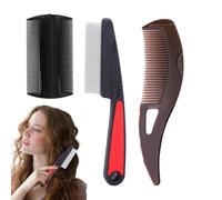 Peigne exfoliant pour cuir chevelu - Portable et ergonomique - Peigne à poux portable - Outil de massage pour cuir chevelu - manuel - Outil de massage