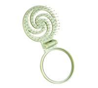 Peigne fin en ABS avec verre combiné, pliable, joint rapide, usage quotidien et excursions, outil de coiffure fin et transportable