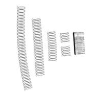 Peigne Fixateur de Finition Capillaire U, Lot de 5, Métal Noir | Maintien Discret, Forte Élasticité, pour Franges et Sections, Chignon, Sport et Soin