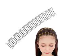 Peigne fixateur de finition en forme de U - Outil de coiffure extensible | Porte-frange invisible, peigne décoratif pour femmes et filles | Peignes latéraux en fil métallique pour coiffures