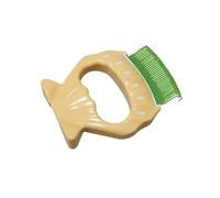 Peigne for animaux de compagnie en acier inoxydable, peigne anti-puces, peigne for chien for le toilettage, peigne à épingles droites, peigne for pelage lisse, démêlant les poils de chien for chiens e