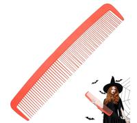 Peigne géant amusant pour fête, carnaval, coiffure géante et amusante, pour homme et femme, pour Halloween, grand peigne farce (rouge)