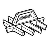 Peigne Geberit, pour écoulement de receveur de douche Geberit 243568001 d90