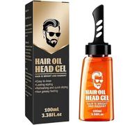 Peigne-Gel Coiffant et Structurant 2-en-1 pour Homme | Cire et Gel Coiffant à Tenue Durable | Effet Volumisant Rapide | Pour Tous Types de Cheveux