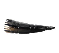 Peigne Grand Modèle de Massage en Corne de Bœuf, du Cuir Chevelu | Massage du Cuir Chevelu, Peigne Antistatique, Usage Shampoing, Soin Capillaire, Outil de Grattage Traditionnel
