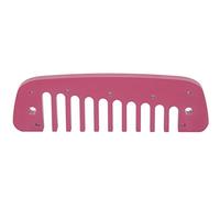 Peigne Harmonica en alliage d'aluminium à 10 trous, Durable, léger, facile à installer pour les musiciens débutants (Rose Red)