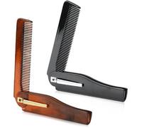 Peigne Homme - Non spécifié - Mini Peigne Pliable - 2 Pcs - Portable - Soin de la Barbe et Cheveux