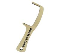 Peigne Hommes Chauve, 5X20CM Peigne Bois Fait Main Sans Dents, Peignes Humoristique Hommes Chauve Cadeau Farce, Peignes Sans Dents Fantaisie Cheveux Clairsemés Cadeau Gag, pour Cadeaus Farce