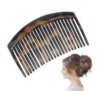 Peigne latéral français | Barrettes à 23 dents avec fermoir à vis pour femmes, coiffures de mariage, et tresses