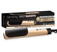 Saint Algue - Peigne Chauffant Demeliss DEEP&SMOOTH - Céramique, 26 dents 3D, 3 températures - Gold