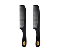 Peigne Lissant Ensemble de peignes coiffure 2 pièces peigne à cheveux dents fines, coupe coiffant for longs et courts bouclés
