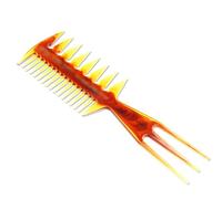 Peigne Lissant Peigne à cheveux en peigne double face forme de texture adapté au grande arrière-pare-douille la queue d'articles ménage for hommes et femmes
