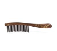 Peigne Lissant Peigne à dents en bois massif, soin des cheveux, peigne moelleux avec poignée, lisser, de coiffure