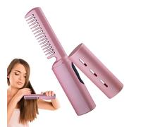 Peigne Lissant pour Cheveux,Outil De Charge USB Sans Fil Rechargeable - Lisseur Compact Ionique Pince Chaud | pour Femmes Perruques Maison Voyage Salon Dortoir