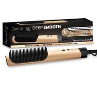 Saint Algue Demeliss Peigne Chauffant DEEP SMOOTH - Revêtement Céramique - 26 Dents 3D Ultra Longues - Lissage Précis, Volume Racine - 3 Températures Jusqu’à 200°C - Accessoire Coiffure Professionnel