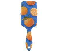 Peigne lisse orange fruit bleu pour femme noire conçu pour les cheveux fins avec poignée ergonomique cepillo para cabello
