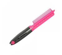 Peigne Lisseur à Cheveux Portable en V pour Coiffure Maison | Abs Rose, Démêle Tous Types de Cheveux, Réduit Casse et Pointes Fourchues, Usage Salon DIY
