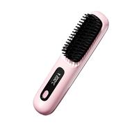 Peigne Lisseur Pour Cheveux,Styliseur sans Fil Rechargeable avec 3 Températures | Brosse à Lisser à Ions Négatifs pour Cheveux,pour la Maison, l'Extérieur, les Voyages et les Vacances