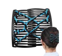 Peigne Magique Pour Cheveux | Pince Double Vintage | Barrette Créative Pour Queue De Cheval Basse Ou Tresse Élégante