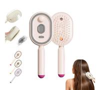 Peigne Massage À Coussin D'air Et Spray Électrique,peigne De Massage Électrique À Coussin D'air Et Spray,brosse À Cheveux Massante Avec Brumisateur,Outil De Coiffage Antistatique(A)