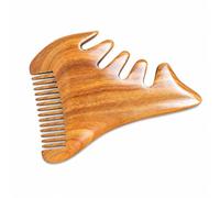 Peigne Massage en Bois, Vert, vert 5 dents, 10.5x8x2cm | Surface e , Peigne multifonction, Apaisement musculaire, Pr les esthéticiennes