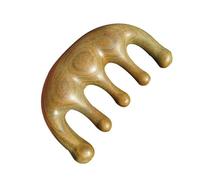 Peigne Massage en Bois, Vert, vert lapin, 10x6.5x2cm | Surface e , Peigne multifonction, Apaisement musculaire, Pr les esthéticiennes
