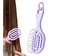 Peigne Massant Cheveux Coiffante Dents Élastiques Creuses Séchage Unisexe