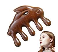 Peigne Massant, Outil de Croissance Capillaire à Dents Larges, Outil Massage Cuir Chevelu Favorisant Pousse Cheveux, pour le Cou Mains Jambes Épaules Hommes Femmes Relaxation et Stimulation Quotidienn