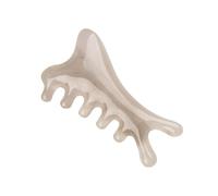 Peigne Multifonction De Massage Crânien Et Outil Gua Sha Outil De Massage Du Cou Du Corps Du Visage Et Des Yeux Pour Soulager Les Tensions Corporelles Et Favoriser La Circulation Lymphatique (Gris)