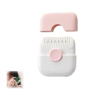 Peigne multifonction pour couper les cheveux, peigne à queue, outil de retrait des pointes fourchues, mini outil portable pour casser les cheveux avec design double face et couvercle pour couper et