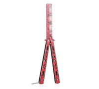 Peigne Papillon Pliable D'entraînement, Outil De Pratique De Camping En Plein Air, Compétition Pratique Portable