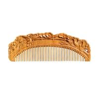 Peigne Peigne à barbe for hommes en bois massif sculpté de poche et peigne de voyage for cheveux fins ou clairsemés, soin de la barbe et soin des cheveux Brosse à cheveux