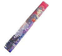 Peigne Peigne for salon de coiffure, spécial dames, coupe de cheveux longs, peignage, style, brosse à cheveux lisse et dure, 2 pièces(Black)