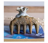 Peigne Peigne méridien de tête de ménage, peigne sculpté en bois massif, peigne de Massage for hommes, peigne à cheveux for femmes Peigne à Cheveux(B)