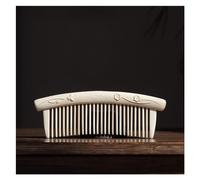 Peigne Peigne rétro Portable en bois massif sculpté, peigne à dents fines for la maison, peigne bouclé Brosse à cheveux(B)
