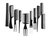 Peigne Peignes de coiffure multifonctionnels for coiffure, peigne démêlant, ensemble d'outils de coiffure et de maquillage for coiffeur.(Green)