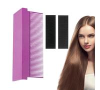 Peigne plat en fer à clipser, peigne à cheveux droit amovible résistant à la chaleur pour un usage professionnel ou domestique