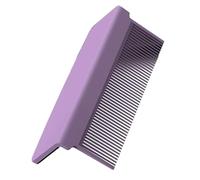 Peigne plat en fer - Peigne à lisser - Outil paresseux de lissage des cheveux | Clip de fixation en fer plat amovible | 9 cm droit pour femme, idéal pour la maison et le salon