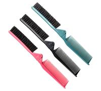 Peigne Pliable de Poche Double Face Abs Pp Lot de 3