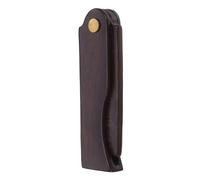 Peigne Pliable de Poche en Ébène, Fin, pour Hommes, Voyage | Finition Lisse, Grain , Antistatique, Protège les Cheveux, pour Moustaches, Format Compact